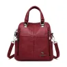 Multifunctional shoulder bag - leather backpackBackpacks