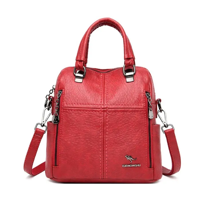 Multifunctional shoulder bag - leather backpackBackpacks
