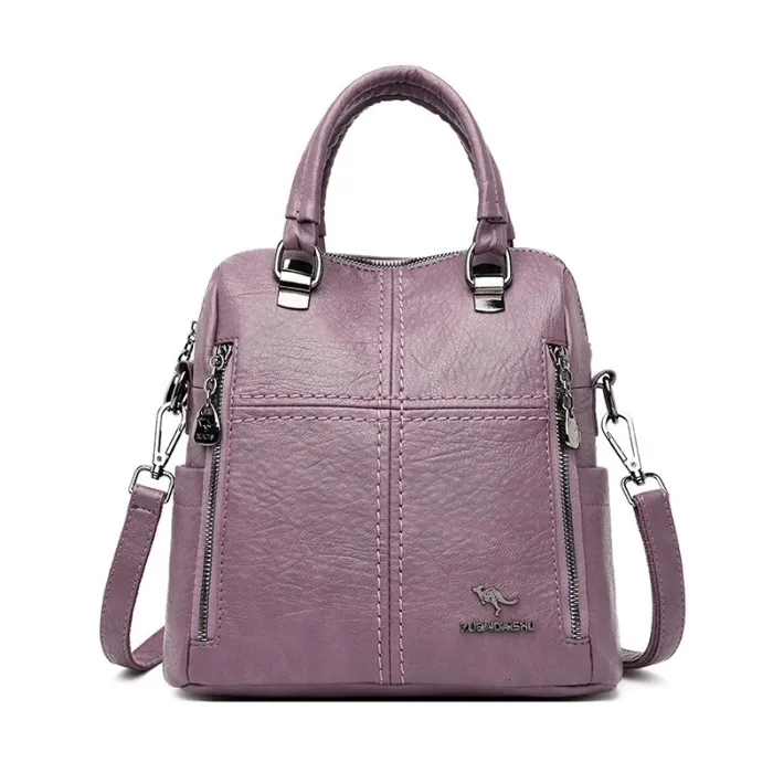 Multifunctional shoulder bag - leather backpackBackpacks