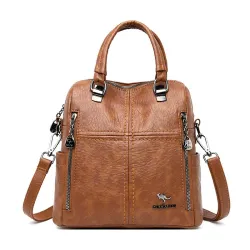 Multifunctional shoulder bag - leather backpackBackpacks