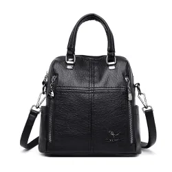 Multifunctional shoulder bag - leather backpackBackpacks
