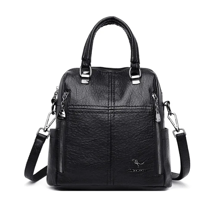 Multifunctional shoulder bag - leather backpackBackpacks
