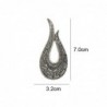 U-shaped brooch - with crystal decorationsBrooches