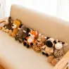 Animal shaped plush toys - elephant / tiger / fox / raccoon / monkeyCuddly toys