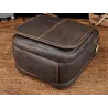 Leather shoulder / crossbody bag - with zippers / pocketsBags