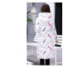 Warm / long down winter jacket with hood and zipperJackets