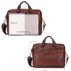 Leather shoulder / crossbody bag - large capacityBags
