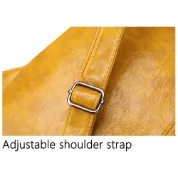 Trendy backpack - front zippers / buckle - wax leatherBackpacks