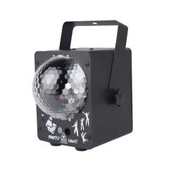 Portable disco ball - stage light - laser projector - RGB - LED - with 60 patternsStage & events lighting