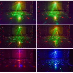 Portable disco ball - stage light - laser projector - RGB - LED - with 60 patternsStage & events lighting