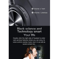 Bluedio 7th - wireless headphones - Bluetooth - noise cancelling - with microphone / voice controlEar- & Headphones