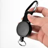 Keychain with retractable wire rope - anti-theft - 80cmKeyrings