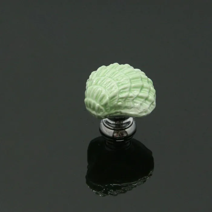 Seashell shaped furniture knobs - ceramic handlesFurniture