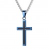 Necklace with cross pendant - stainless steelNecklaces
