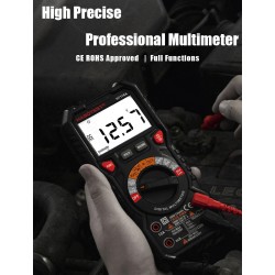 HT118 - professional digital multimeter - 6000 counts - 1000V / AC / DC / Ohm / Hz NCV Live C/F / voltage meterMultimeters