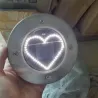 Heart shaped solar lamp - garden light - lawn / porch / patioSolar lighting