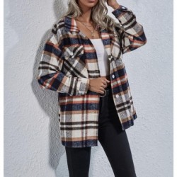 Classic plaid shirt - long sleeve - with buttons / pocketsJackets