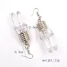 Bulb shaped earrings - with LED lightEarrings