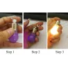 Bulb shaped earrings - with LED lightEarrings