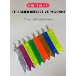 Candle lights streamer - reflective keychain - safety pendantKeyrings