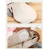 Plush school backpack - pink owlBags