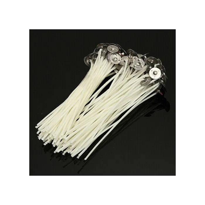 Candle wicks - waxed cotton core - with sustainer - for candle making - 30 piecesCandles & Holders