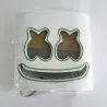 Marshmallow DJ helmet - luminous face mask - with LEDParty