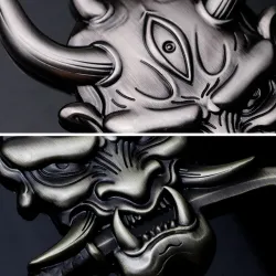 3D warrior - car / motorcycle sticker - metal emblemStickers