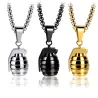 Hand grenade pendant - with necklace - stainless steelNecklaces