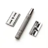 Shaving razor - double edge - with 10 shaving bladesShaving