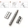 Shaving razor - double edge - with 10 shaving bladesShaving