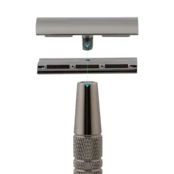 Shaving razor - double edge - with 10 shaving bladesShaving