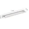 Modern bathroom mirror light - LED - stainless steel lamp - 9W - 42cmWall lights