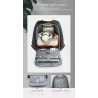 Fashionable backpack - anti-theft - USB charging port / earphone jack - for 15.6inch laptop - waterproofBackpacks