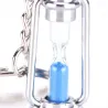 Metal lamp - hourglass - keychain for couples - 2 piecesKeyrings