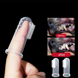 Soft finger toothbrush - for dogs / cats teeth cleaningCare