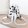 Mini canvas backpack - with zipper - cow milk printBackpacks