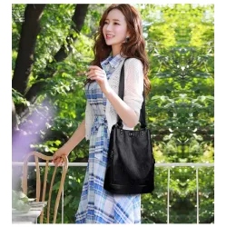 Fashionable leather backpack - multifunction vintage shoulder bag - large capacityBackpacks