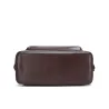 Luxurious vintage backpack - leather shoulder bag - with decorative V letterBackpacks