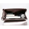 Fashionable leather backpack - shoulder bag - snakeskin patternBackpacks
