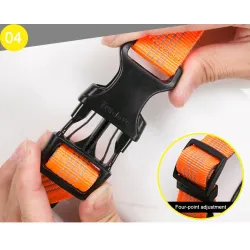 Dog harness - reflective nylon - adjustableCollars & Leads