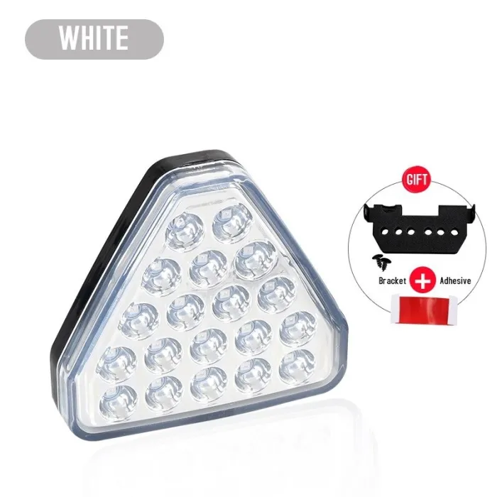 Car warning light - triangle - LED - brake / rear fog light - 12VLights & lighting