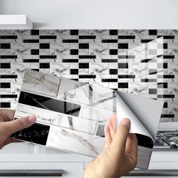 3D wall sticker - self-adhesive tiles - brick simulation - waterproof - 20 * 10cm - 12 / 24 piecesWall stickers