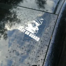 Baby On Board - car stickerStickers