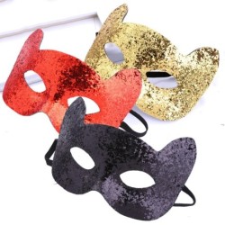 Glitter kitten - eye mask - for Halloween / masqueradesMasks
