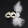 Venetian eye mask - with feathers / glitter - for Halloween / masqueradesMasks