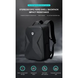 Fashionable backpack - waterproof - anti-theft - USB charging port - for 17.3 Inch laptopBackpacks