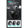 Fashionable backpack - waterproof - anti-theft - USB charging port - for 17.3 Inch laptopBackpacks