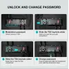 Fashionable backpack - waterproof - anti-theft - USB charging port - for 17.3 Inch laptopBackpacks