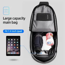 Fenruien - shoulder / crossbody bag - with USB charging port - waterproofBags